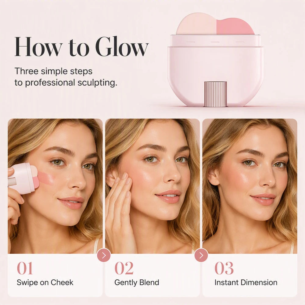 GlowDuo 2-in-1 Blush &amp; Highlighter Stick