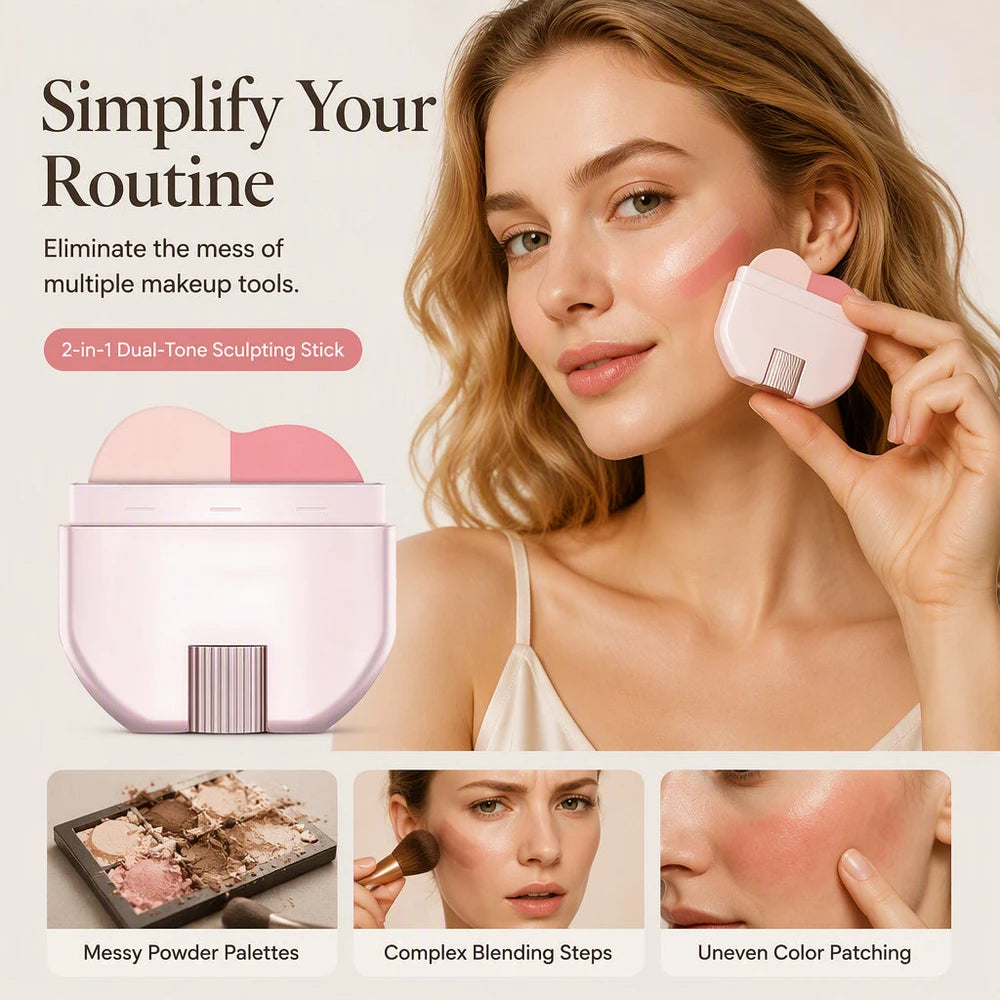 GlowDuo 2-in-1 Blush &amp; Highlighter Stick